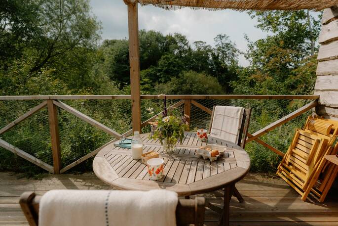 Outdoor seating area