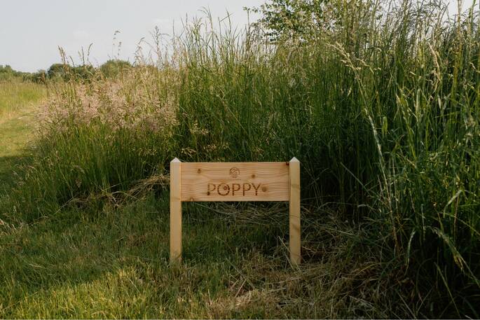 'Poppy' sign