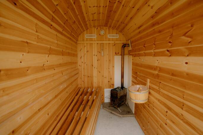 Sauna interior