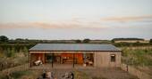 The straw shed front exterior