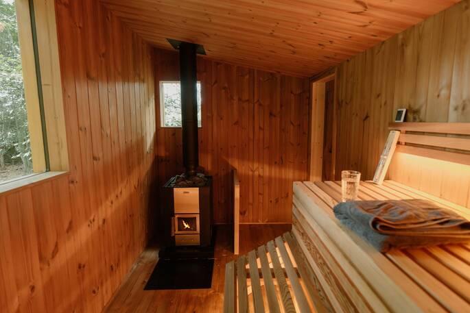 Sauna interior
