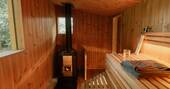 Sauna interior