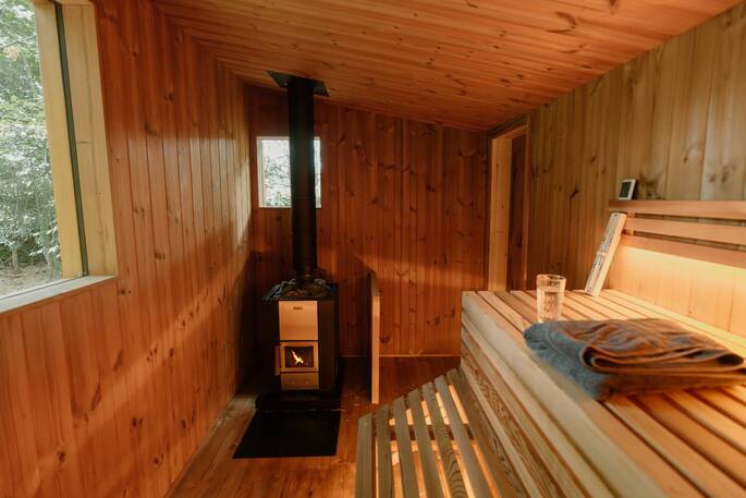 Sauna interior