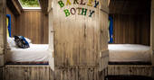 Barley Bothy bed, Boutique Farm Bothies at Huntly, Aberdeenshire