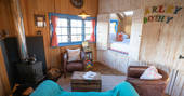 Barley Bothy interior, Boutique Farm Bothies at Huntly, Aberdeenshire