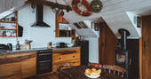 The Douglas Boathouse cabin kitchen, Argyll & Bute, Scotland