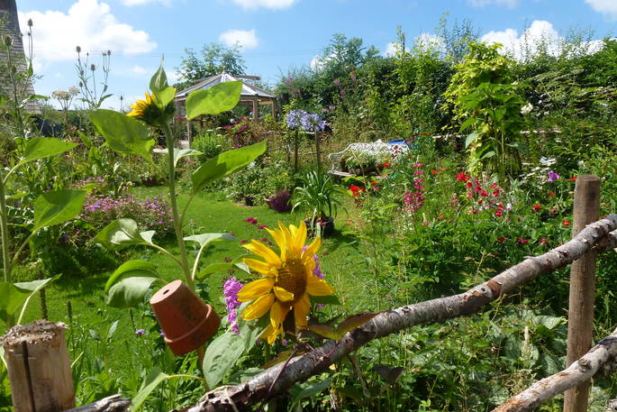 Garden at Brockloch Bothy, Dumfries and Galloway