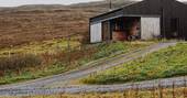 Black Shed cabin exterior, Highland, Scotland - Anne-Sophie Bak Rosenving Photography
