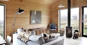Black Shed cabin interior, Highland, Scotland - James Ross Photography