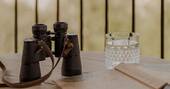 Binoculars provided