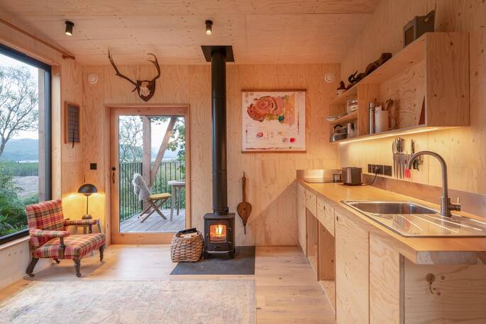 Open plan kitchen