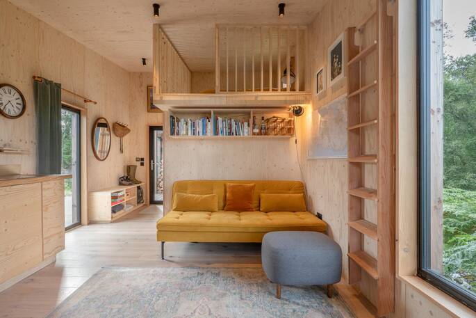 Open plan layout inside