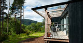 Pine Marten Cabin - view from the balcony, Ullapool, Highland, Scotland