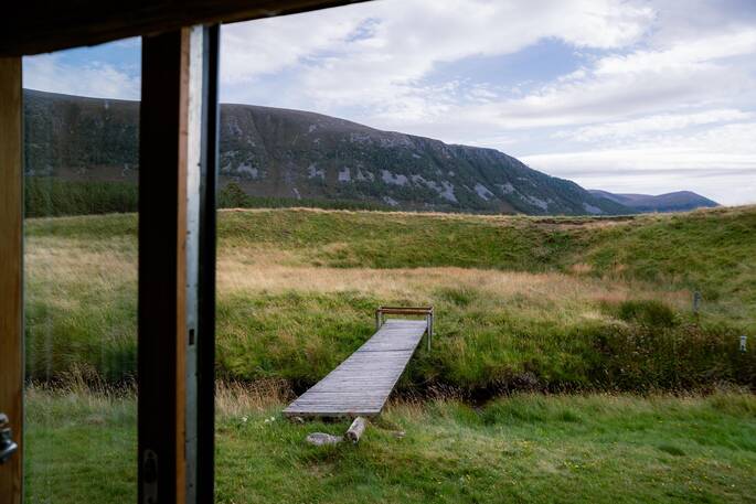 View from the cottage