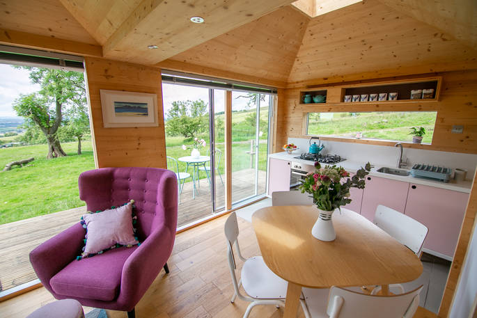 Burnhead Bothies cabin, glamping - interior, Kilsyth, Lanarkshire, Scotland