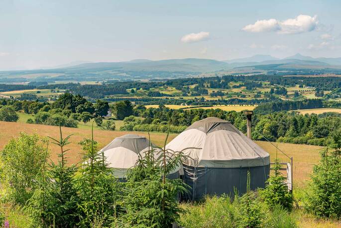 Heather Yurt, Alexander House, Auchterarder, Perth & Kinross, Scotland (3)