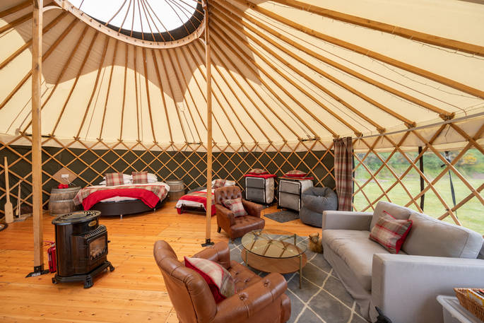 The Big Yurt at Alexander House, Auchterarder, Perth & Kinross, Scotland (2)