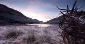 Sunrise at the loch near Pilot Panther, Perth and Kinross