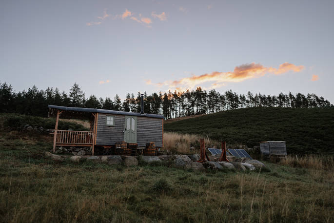 Bruadar Shepherd's hut, By Alyth, Perth & Kinross, Scotland