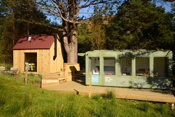 the ferry waiting room and bothy