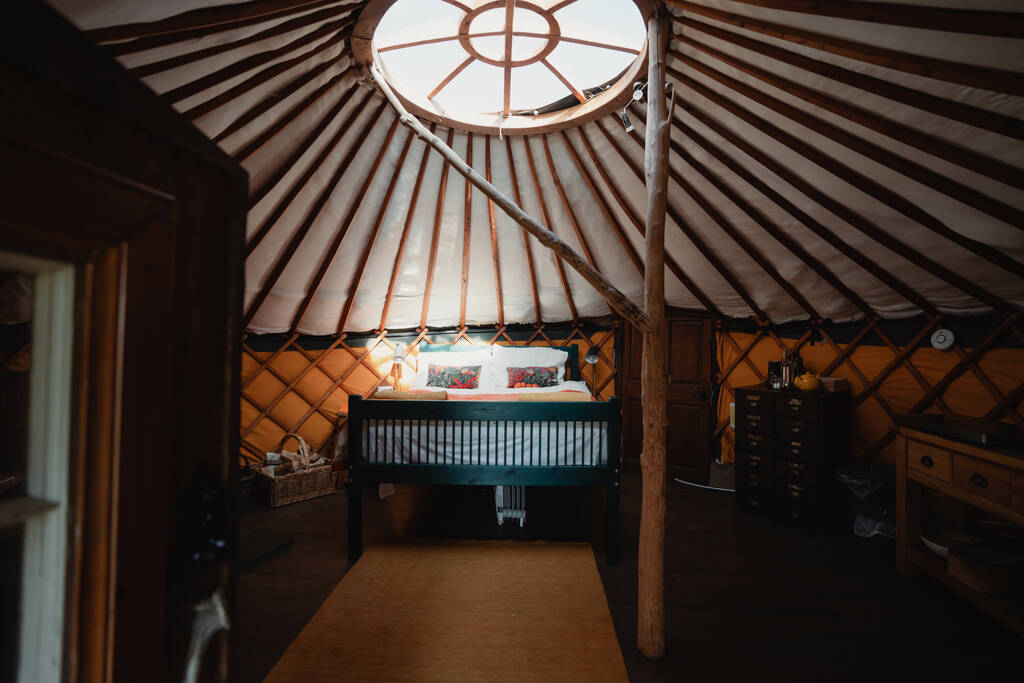 Chalybeate Yurt Yurt in Scottish Borders Canopy & Stars