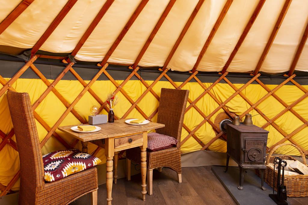 Chalybeate Yurt Yurt in Scottish Borders Canopy & Stars