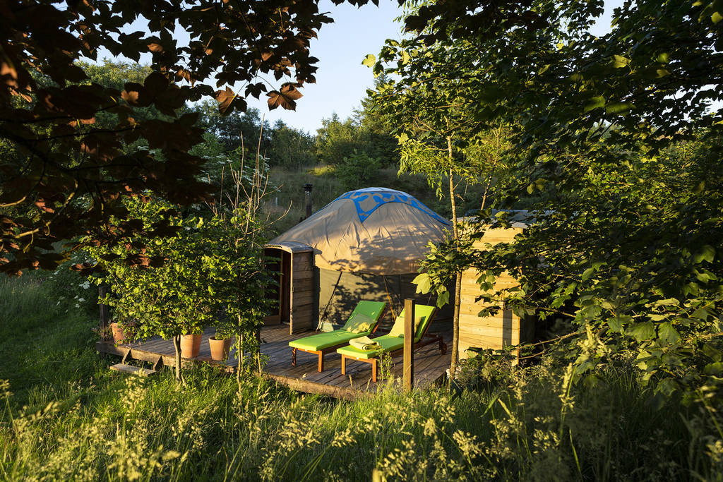 Chalybeate Yurt Yurt in Scottish Borders Canopy & Stars