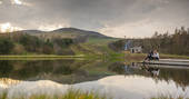 Tiny Home Borders cabin - lake, Hallrule Farms, Bonchester Bridge, Hawick, Scottish Borders, Scotland