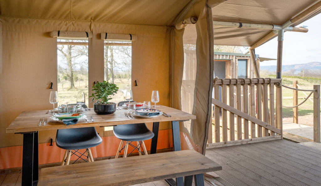 The Safari Tent Safari tent in Stirling Canopy & Stars