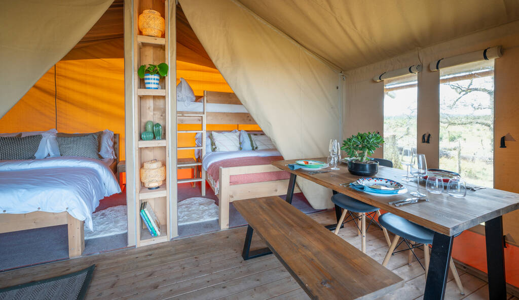 The Safari Tent Safari tent in Stirling Canopy & Stars