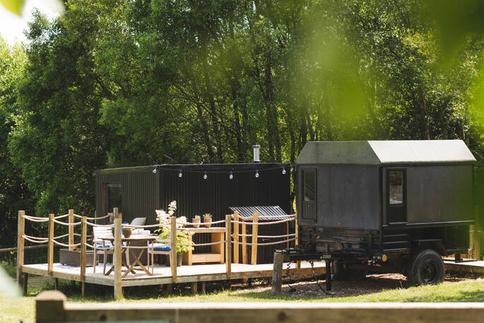 Exteriorr of the wee trailer