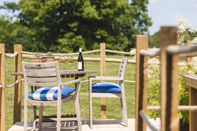 outdoor seating for two