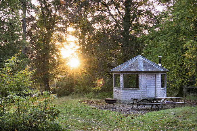 Treehouses at Lanrick, Doune, Stirling, Scotland