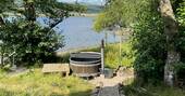 Hot tub and view 