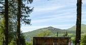 Cabin and view 
