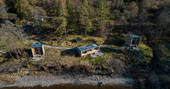 Cabin drone & neighbouring cabins 