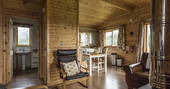 bwncath cardiff cabin living room