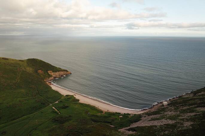Nearby beach