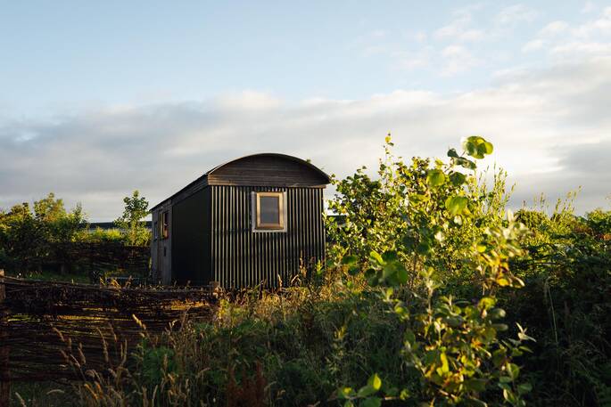 sunset at Caban Fawr