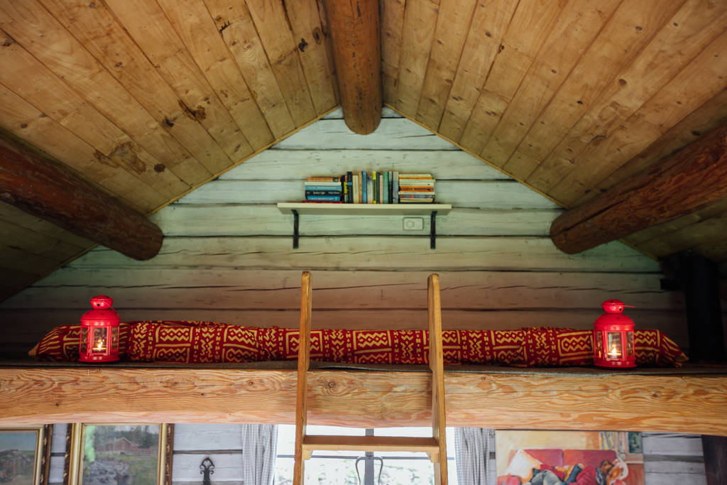 The Log House Studio Cabin in Carmarthenshire Canopy & Stars