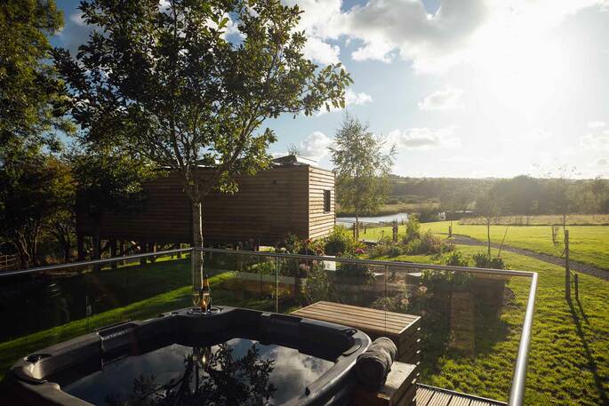View from the hot tub
