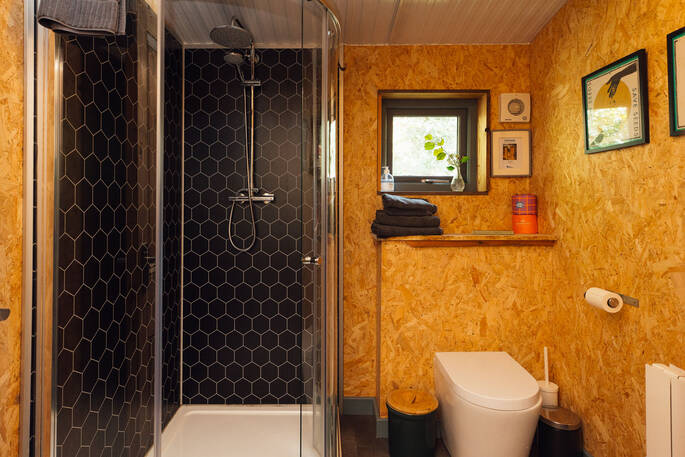 Bathroom at the communal cabin
