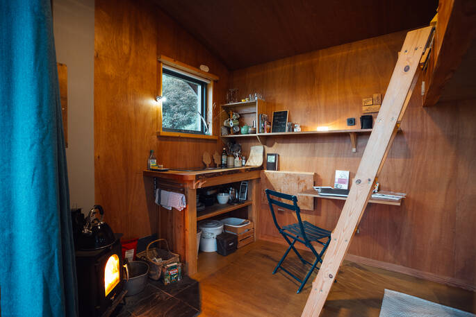 derwen under starry skies interior