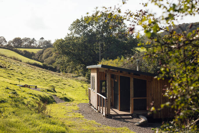 Ty Mawr communal cabin