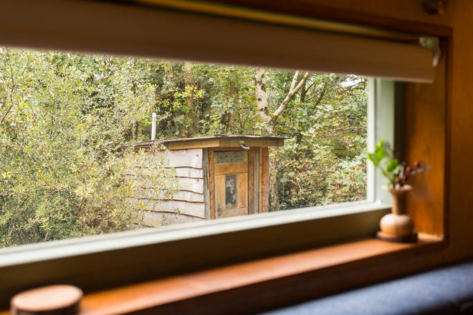 Compost loo by the cabin