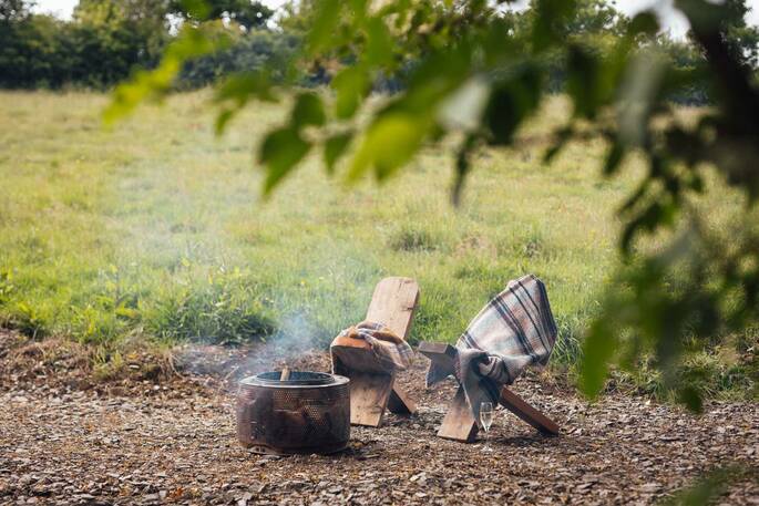 15 - firepit area and loungers