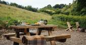 4 - picnic bench outside for outdoor dining