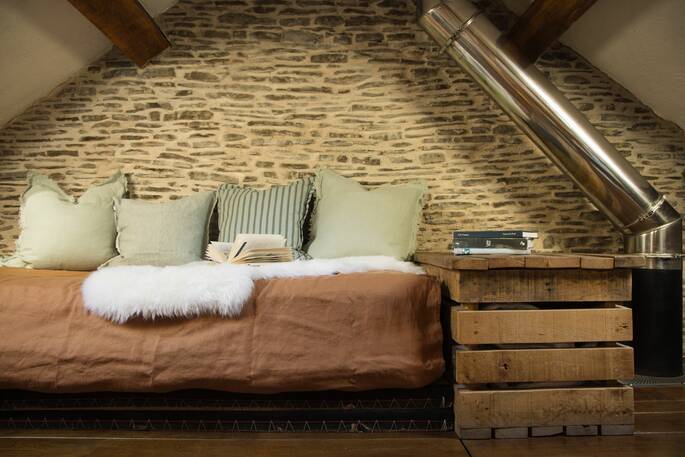 10 - sofa bed up on the mezzanine