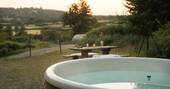 2 - Hot tub with a sunset view