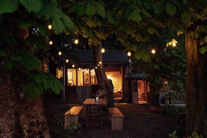 Evening at Railway Sleeper